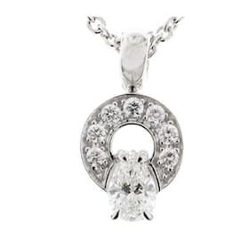Bulgari-*BVLGARI diamond necklace pendant K18 WG × Diamond 9 Stones-White