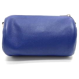 Dior-*Dior Atelier Roller Bag Cylindrical Diagonal Shoulder Bag Leather Men's Blue-Blue