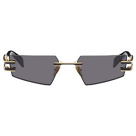 BALMAIN Black & Gold Fixe limited edition Sunglasses Black