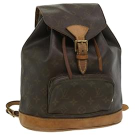 Louis Vuitton-LOUIS VUITTON Zaino Montsouris MM con monogramma M51136 LV Auth rd2995-Monogramma