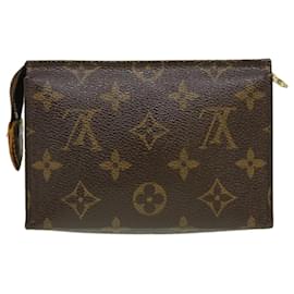 Louis Vuitton-Toilette Poche Monogram Louis Vuitton 15 Pochette M47546 LV Auth hs1345-Monogramme