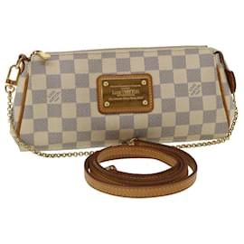 Louis Vuitton-LOUIS VUITTON Damier Azur Eva Shoulder Bag N55214 LV Auth 32063-Other