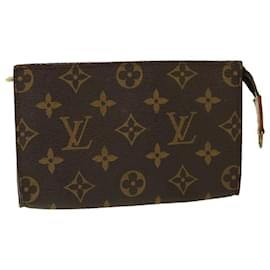 Louis Vuitton-LOUIS VUITTON Monogram Bucket PM Accessory Pouch LV Auth ar7672-Monogram