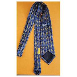 Hermès-Laços-Azul