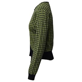 Erdem-Erdem bedruckter Cardigan aus grüner und schwarzer Wolle-Andere