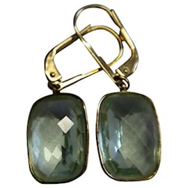 Swarovski-Boucles d'oreilles Swarovski Opal Drop en cristal vert-Vert