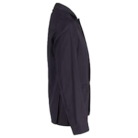 Tod's-Tod's Blouson Jacket in Navy Blue Polyester-Blue,Navy blue