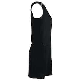 Claudie Pierlot-Claudie Pierlot Mini vestido ombro a ombro em triacetato preto-Preto