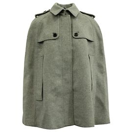 Burberry Trench Cape en cachemira gris Gris