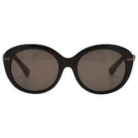 Moncler Round Sunglasses in Black Acetate Black