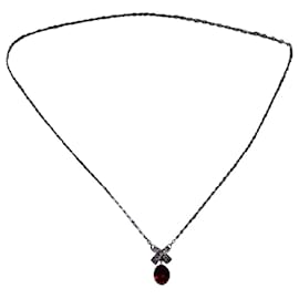 Swarovski-Parure Swarovski Boucles d'oreilles et collier en cristal rouge-Rouge
