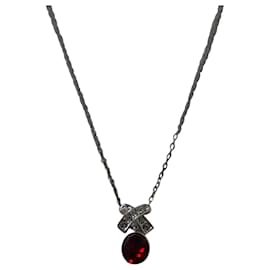 Swarovski-Parure Swarovski Boucles d'oreilles et collier en cristal rouge-Rouge