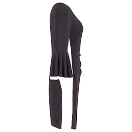 Ralph Lauren-Ralph Lauren Flared Sleeve Dress in Black Polyester-Black