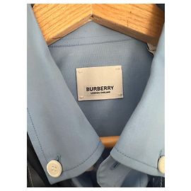 Chemise Burberry en coton bleu Bleu