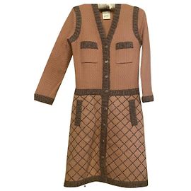 Chanel Kaschmirrosa mittellanger Frack Pink