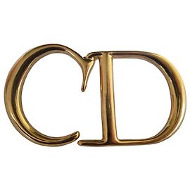 Dior SPILLA LOGO "CD". D'oro