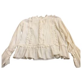 Ulla Johnson Silk Blouse White White