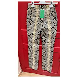 Kenzo-Pantaloni, ghette-Stampa python