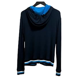 Prada-*PRADA zip hoodie navy/blue ladies hoodie [used]-Navy blue