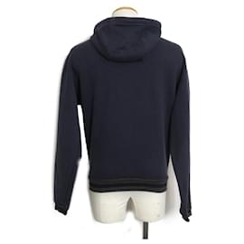 Prada-*Prada zip-up hoodie hoodie clothing tops cotton men's navy [used] | clothing brand-Navy blue