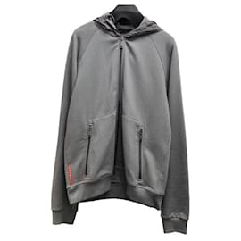Prada-*PRADA SPORTS zip-up hoodie men's hoodie gray [used]-Grey