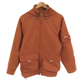 Prada-*PRADA SPORT Sports Mountain Jacket Parka Outerwear Men's Orange Made in Italy Mikunigaoka-Orange