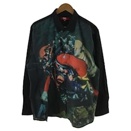 Junya Watanabe-Supreme × Junya Watanabe Long Sleeve Shirt-Black