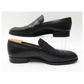 JM Weston-JM WESTON ETON SHOES 489 Church´s Loafers 8.5C 42.5 BLACK SHOES LOAFERS-Black