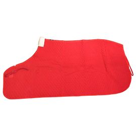 Hermès NEUF HERMES MANTA DE PRESENTACIÓN CABALLO ACOLCHADO DE ALGODÓN ROJO NUEVO Roja