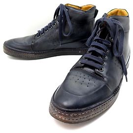 TÊNIS BERLUTI PLAYTIME HIGH SCRITO 10.5 44.5 CESTA Cinza