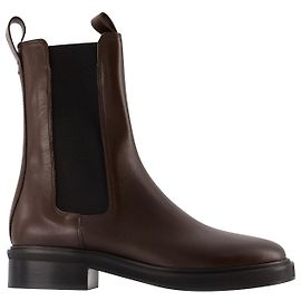 Aeyde Jack 45Mm Round Toe in leatherChelsea Ankle Boot Brown