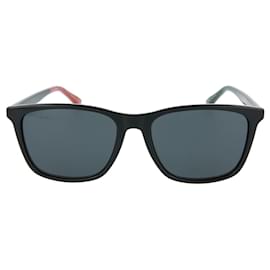 Gucci-Óculos de sol de armação quadrada-Cinza