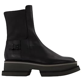 Robert Clergerie-Bey Boots in Black Leather-Black