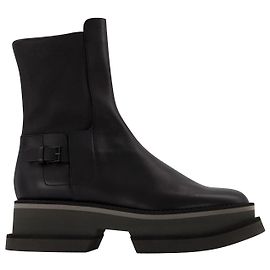 Robert Clergerie Botas Bey em Couro Preto Preto
