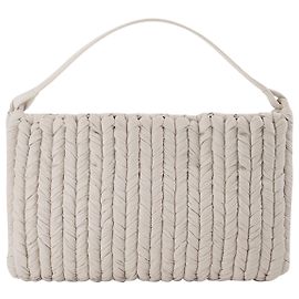 Nanushka A Bolsa Quadrada em Couro Branco Vegano Branco