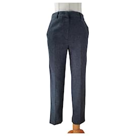 Moschino-Un pantalon, leggings-Gris,Gris anthracite