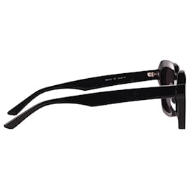 Balenciaga-Balenciaga Power Rectangle Sunglasses in Black Acetate -Black