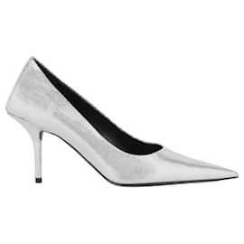 Balenciaga-Balenciaga Square Knife Metallic Pumps-Multiple colors