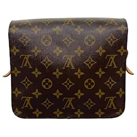Louis Vuitton-LOUIS VUITTON Monogram Cartouchiere MM Shoulder Bag M51253 LV Auth 32137-Monogram