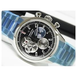 Zénith-ZENITH Chrono Master opened black Dial '22 new model unused Mens-Silvery