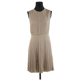 vestido Longchamp 38 Bege