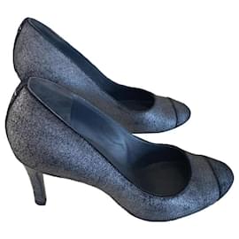 Chanel-Heels-Dark grey