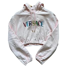 Versace-Top corto de Versace M-Rosa