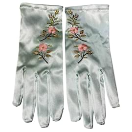 Gucci Handschuhe Hellblau