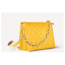 Louis Vuitton-LV Yellow sunflower Coussin Pm-Yellow