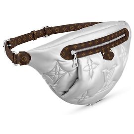 Louis Vuitton LV Bumbag in silver nylon new Silvery