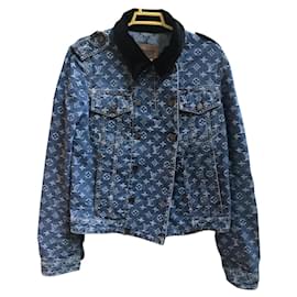 Louis Vuitton Veste en coton Bleu - Vêtements Blousons Femme 460,00 €