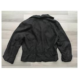 Louis Vuitton Padded Leather Bomber Jacket BLACK. Size 36