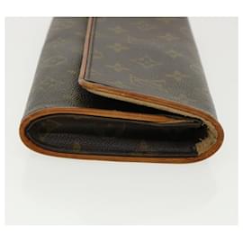 Louis Vuitton-LOUIS VUITTON Monogram Pochette Twin GM Shoulder Bag M51852 LV Auth rd3131-Monogram