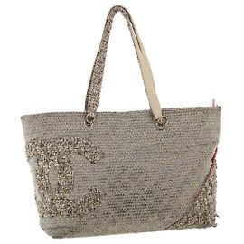 Bolsa CHANEL Cambon Line Rosa Cinza CC Auth am3204 Marrom Rosa